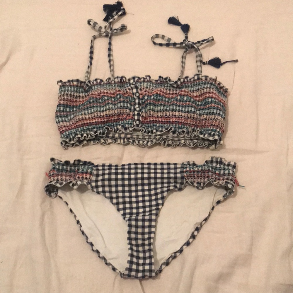 Anthropologie bikini / 2 pieces / summer plaid